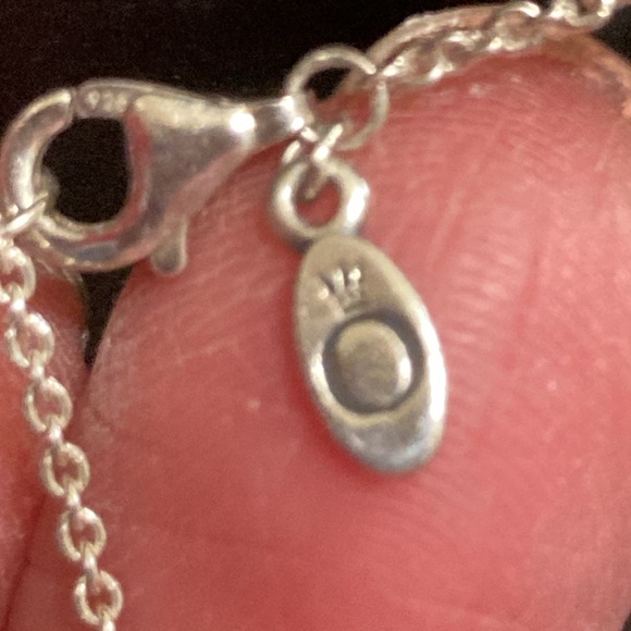 Pandora Phoenix Feather silver pendant with clear CZs. Sterling 925 - Picture 8 of 10